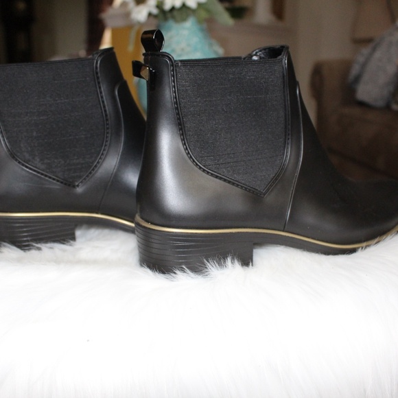 Kate Spade New York, Sedgwick Chelsea Ankle Rain rubber boots with bow - Picture 6 of 12